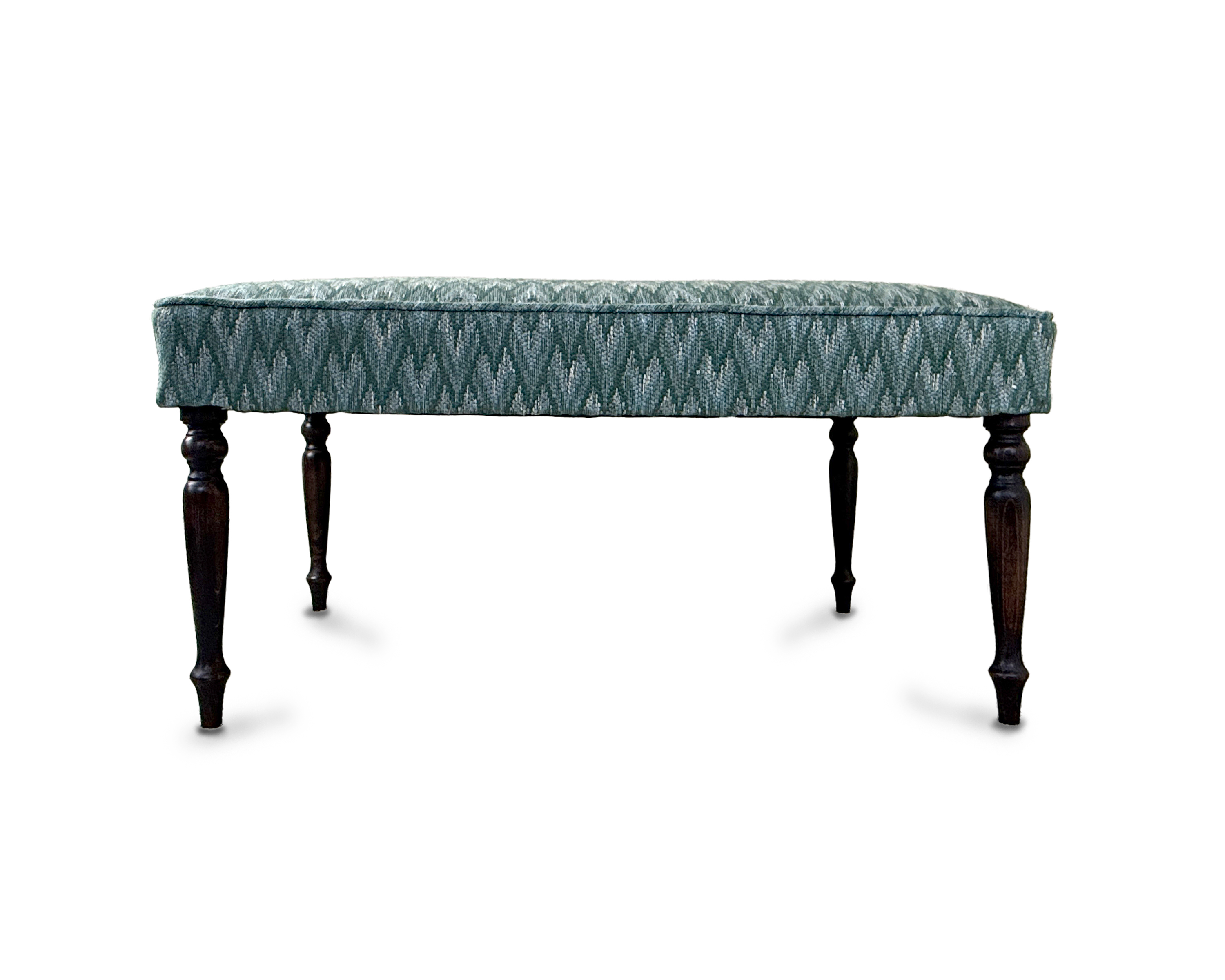 High Leg Table Stool with Piped Stitched Border