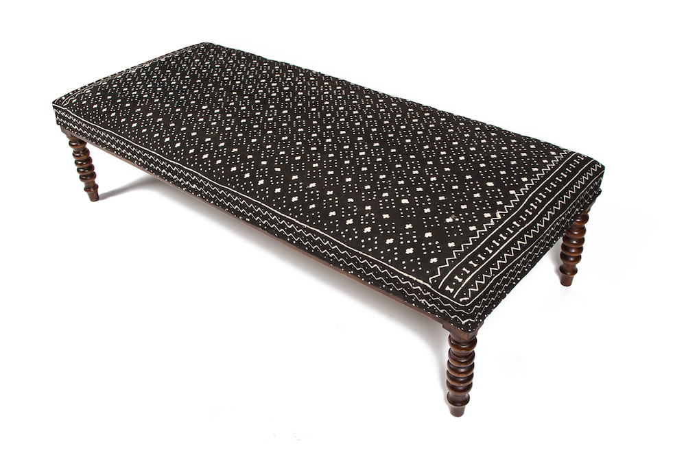 Bespoke Mudcloth Footstool