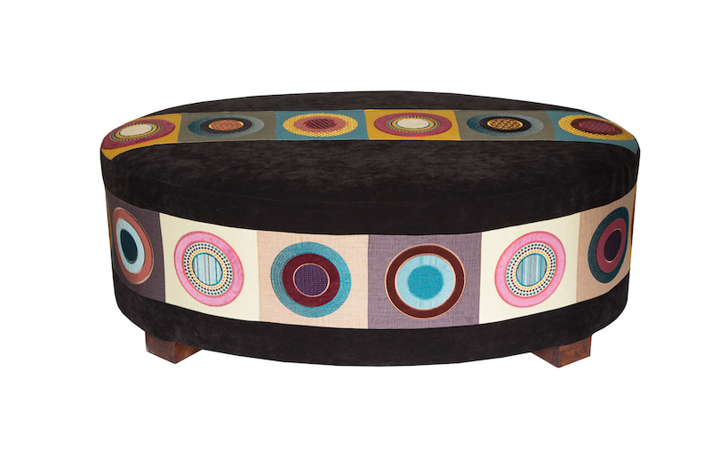 Bespoke Mulberry Designs Footstool