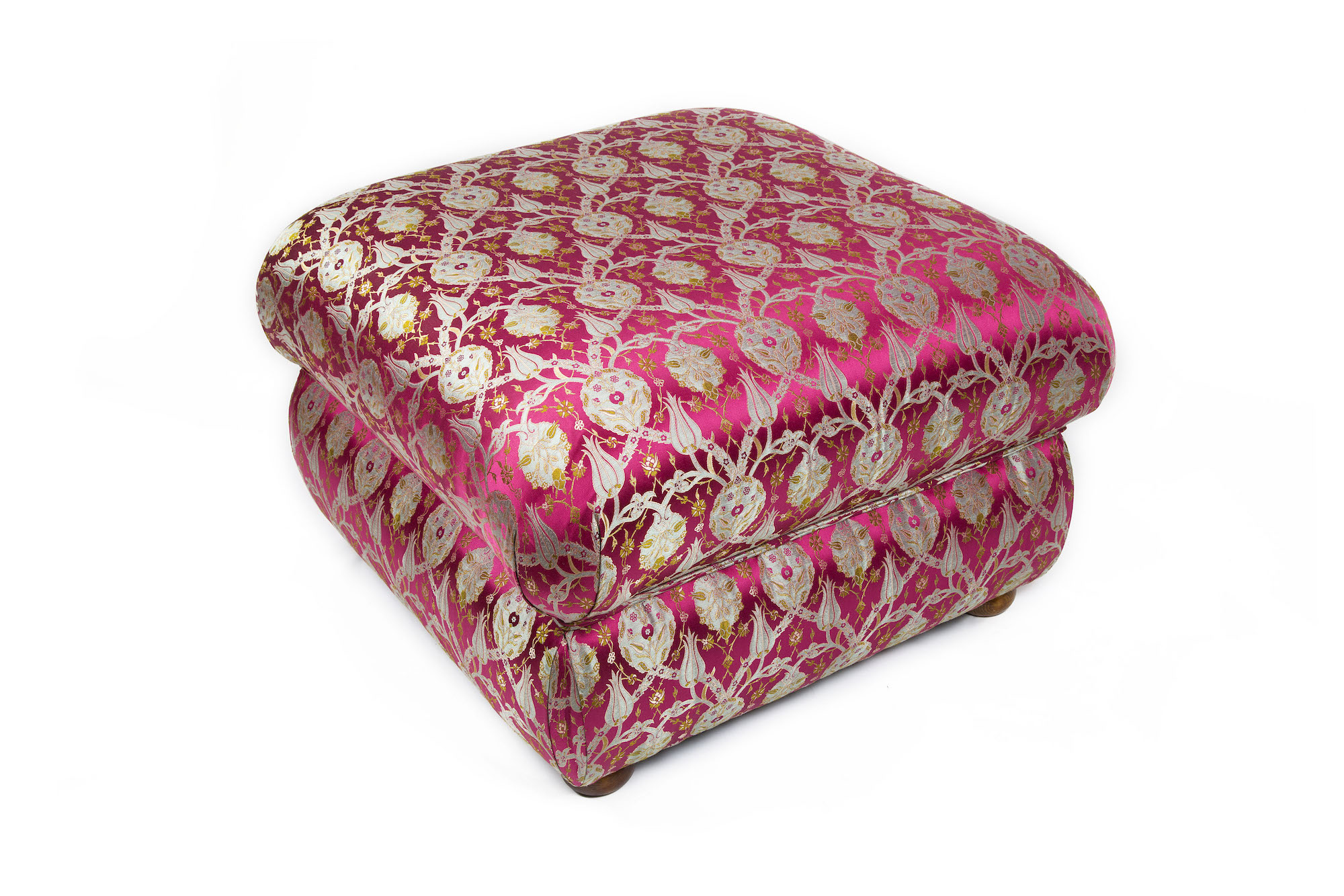 Pasha Silk Ottoman
