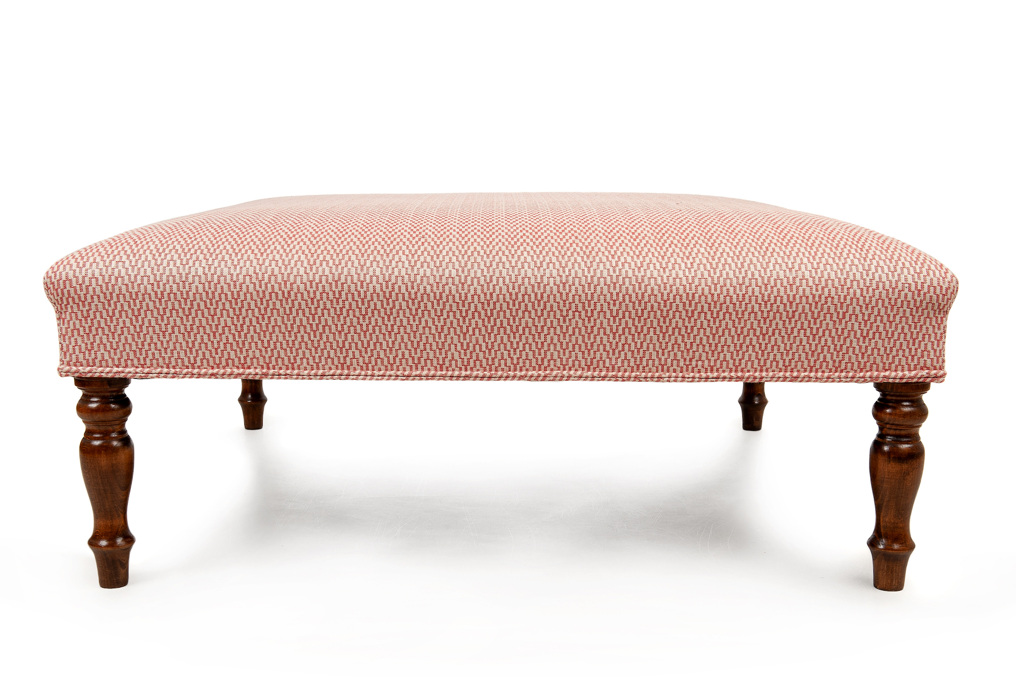 Traditional Table-Stool with Double Piping Trim